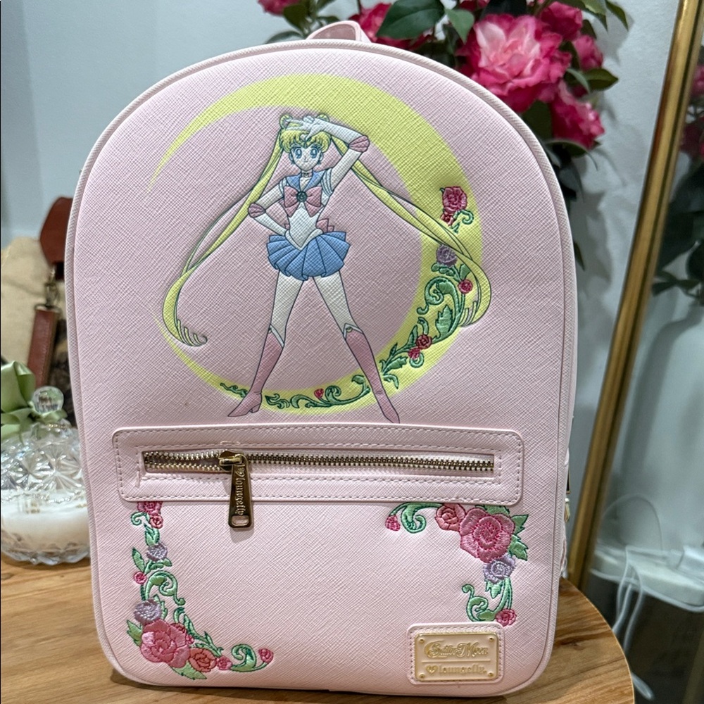 Loungefly Pink Sailor Moon Backpack rare find